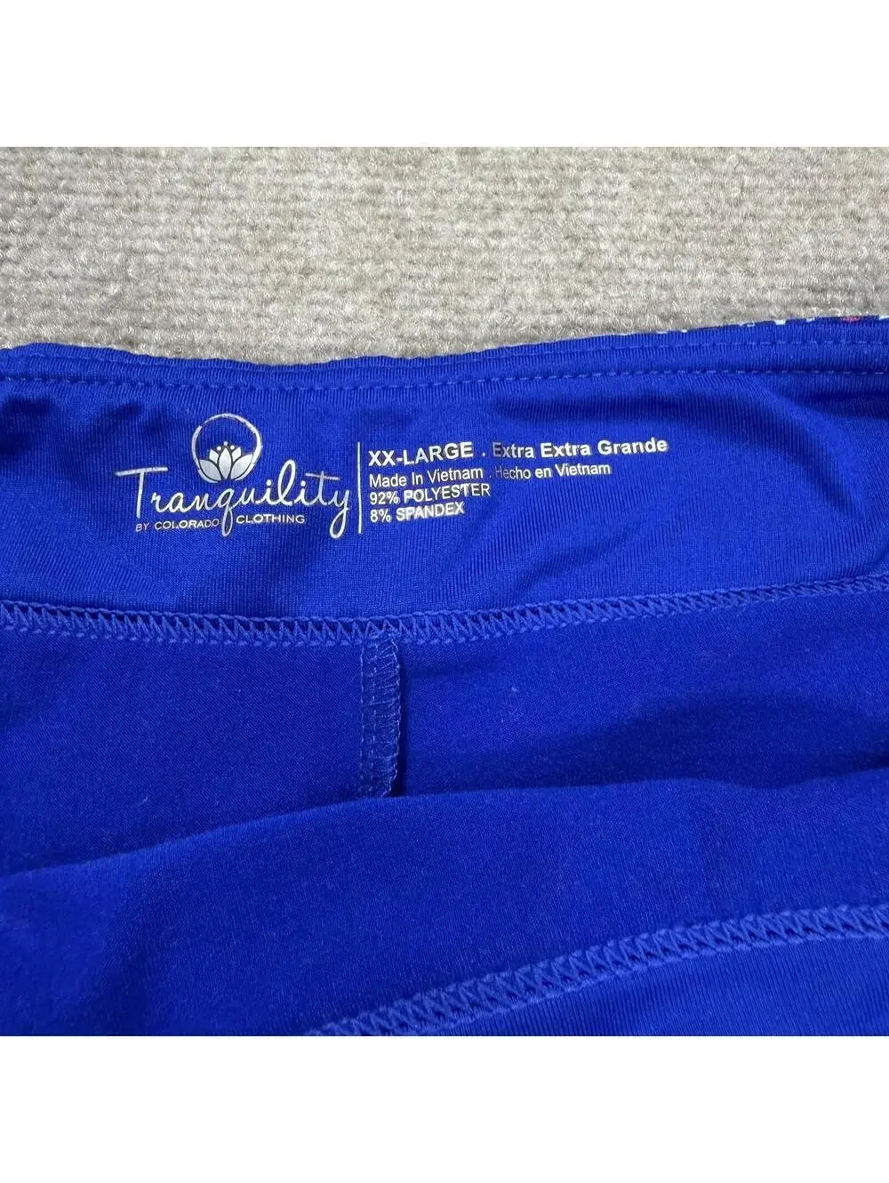 Tranquility by Colorado Clothing Skort XXL XX-Large Blue Pink Abstract Athletic